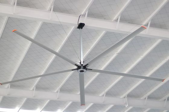 Máy quạt trần công nghiệp HVLS siêu khối lượng cho thông gió không gian lớn