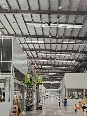 Bom preço 24 pés de diâmetro enormes enormes ventiladores industriais de teto alto fluxo de ar para grandes instalações on-line