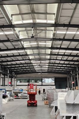 Guter Preis 2.5M bis 7.3M Deckenmontierte PMSM-Ventilatoren für industrielle/kommerzielle Belüftung Online
