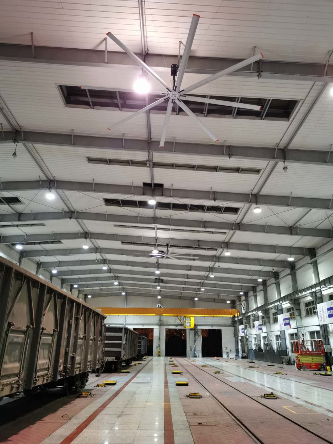 Beacon 24ft Hvls Fan Factory Ceiling Fan Large Size Customized Logo Video