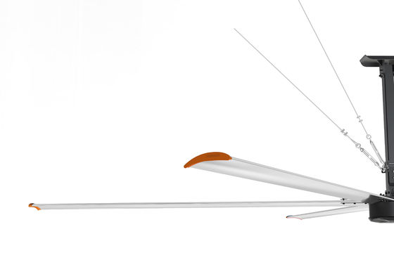 12ft 16ft 24ft LOW Electricity High Volume Air Cooling Gran ventola da soffitto per impianti di produzione / magazzini logistici