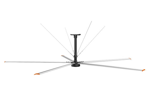 Хорошая цена HVLS Промышленный потолочный вентилятор 24FT/7.3M - Энергосберегающий двигатель переменного тока для склада онлайн