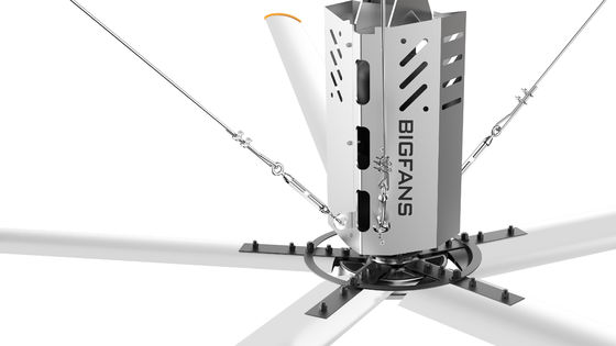 Buon prezzo Ventilazione industriale Fabbrica tipo cambio HVLS Ventilatori Tecnologia superiore di movimento dell'aria in linea