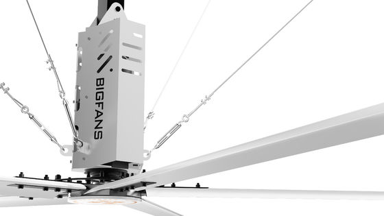 Bon prix 7.3m Réducteur de vitesses Type d'installation industrielle Ventilateurs HVL pour les stations de circulation en ligne