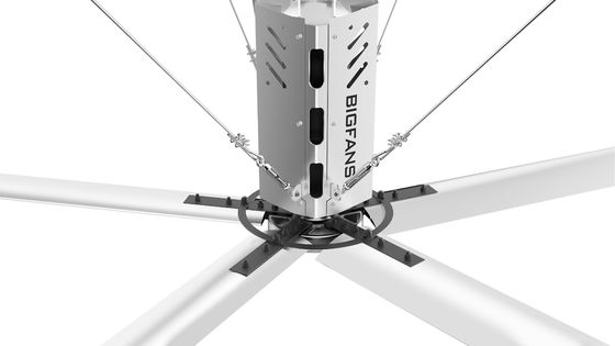 Buon prezzo Dispositivo anti caduta 6m 20 ft Ventilatori industriali di soffitto ad alto volume Risparmio energetico in linea