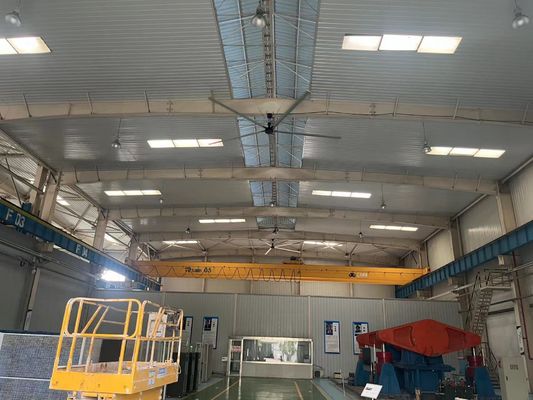 Buon prezzo Supermuto Meno di 40dB Ventilatore di soffitto a velocità lenta Ventilatori HVL di grandi dimensioni in linea