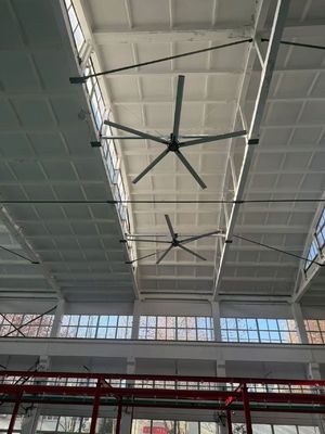 Buon prezzo 55 RPM Ventilatori di soffitto HVLS industriali pesanti Soluzioni di flusso d'aria durevoli e affidabili in linea