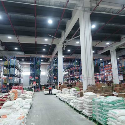 24 فوت تولید بالا HVLS فن سقف صنعتی با جریان هوا برتر